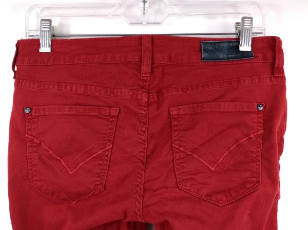 WILLIAM RAST Jeans Scarlet Red "Kara Skinny" Stretch Denim Women's Sz 28