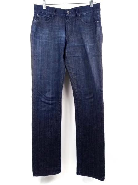 7 FOR ALL MANKIND Dark Wash Slimmy Luxe Performance Stretch Denim Jeans Sz 31