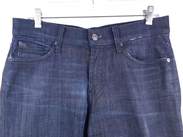 7 FOR ALL MANKIND Dark Wash Slimmy Luxe Performance Stretch Denim Jeans Sz 31