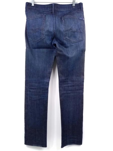 7 FOR ALL MANKIND Dark Wash Slimmy Luxe Performance Stretch Denim Jeans Sz 31