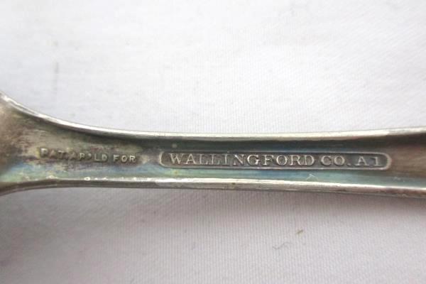 1926 WALLINGFORD CO.A.1. SILVER PLATED SHARON PATTERN TEASPOON