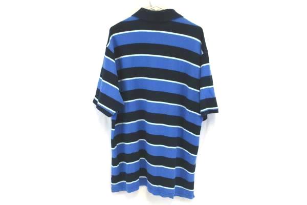 Foundry Supply Co. Polo Shirt 2XL Tall Blue Striped Short Sleeve Men's XXL
