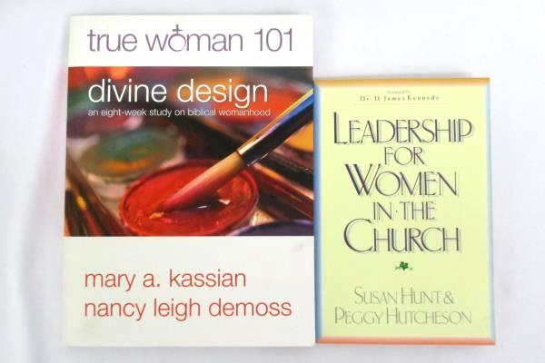 Lot 2 Women's Religious Books Leadership For Women In The Church Divine Design