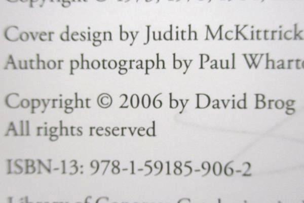 2006 Signed Hardback Standing With Israel By David Brog