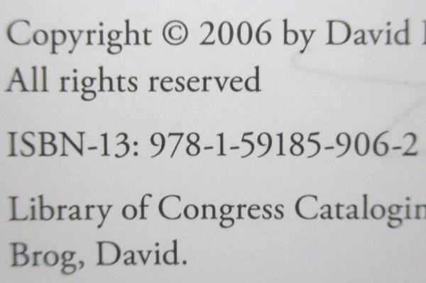2006 Signed Hardback Standing With Israel By David Brog