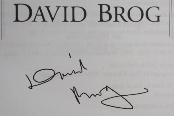 2006 Signed Hardback Standing With Israel By David Brog