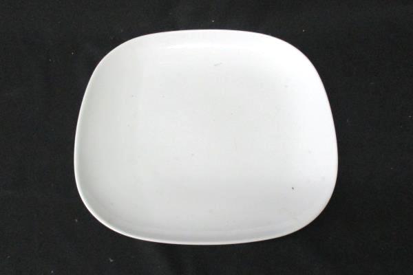 4 Piece Dish Set Coffee Mug Dinner Plate Salad Plate Soup Bowl White & Blue