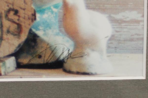 2: Artist Doreen Wynja Photograph Art Country Stone Farm Chicken Signed Matted