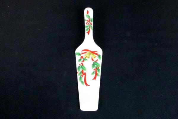 Christmas Theme Cake Plate & Server Made Expressly Federated Dept. Stores