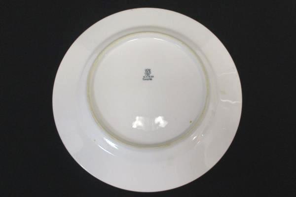 Vintage J & C GHBC Hand Painted Flower Plate Bavaria Germany 9.75" Diameter