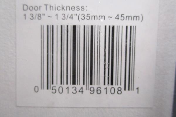 MintCraft Bed & Bath Door Knob Set Stainless Steel Finish Model TS610 NIP