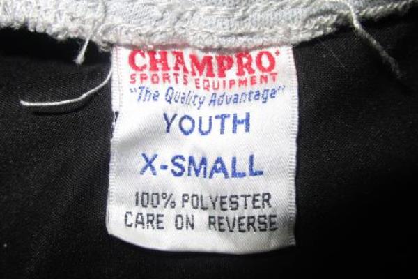 Boys Champro Youth Solid Grey Sz XS Baseball Pants Wide Waistband Elastic Ankles