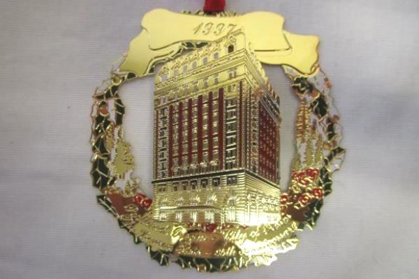 1997 The Historic Benson Hotel 85 Yr Christmas Ornament By The Portland Ornament