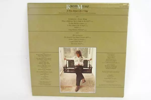 Vintage Ronnie Milsap It Was Almost Like A Song 1977 33 RPM 12" LP Record