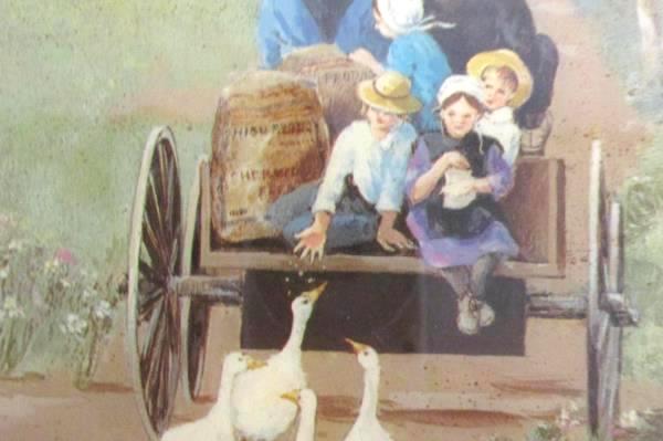 Vintage Treats by Ann Mount Wall Art Print on Wood Wall Hanging 7.5" x 6.5"