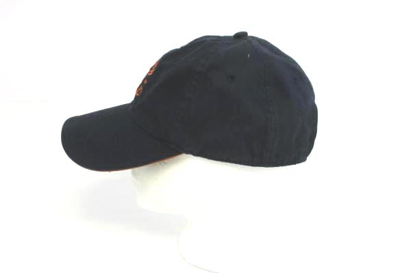 Dark Blue Wilson Logo Athletics Strapback Cap One Size Fits All Adjustable