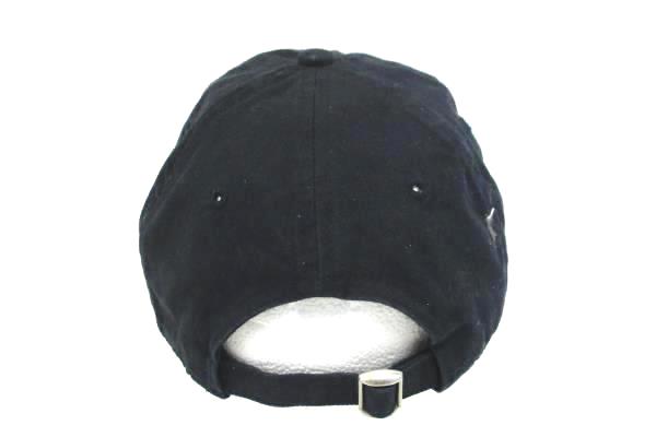 Dark Blue Wilson Logo Athletics Strapback Cap One Size Fits All Adjustable