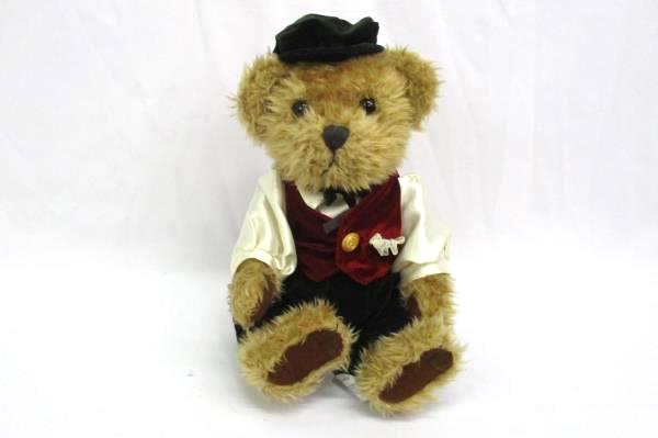 Lot Of 2 J.C. Penney Teddy Bears 10" Brown Plush Victorian Male Formal Attire