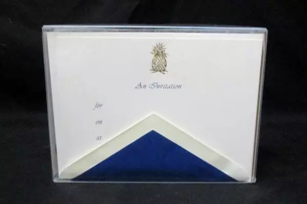 Two Boxes Of Open William Arthur Invitations With Envelopes 13 Total