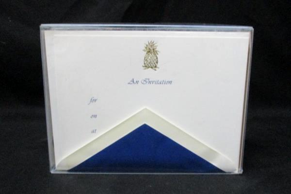 Two Boxes Of Open William Arthur Invitations With Envelopes 13 Total