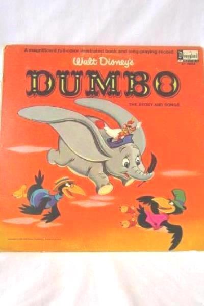 Vintage 1965 Walt Disney's Dumbo: The Story and Songs 12" 33 RPM Vinyl Record