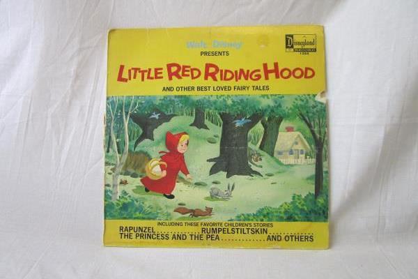 Vintage 1968 Walt Disney Little Red Riding Hood 12" 33 RPM Vinyl Record