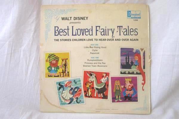 Vintage 1968 Walt Disney Little Red Riding Hood 12" 33 RPM Vinyl Record