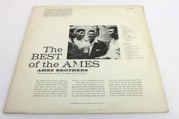 Vintage LP 33 RPM 12" Vinyl Record The Best of the Ames Brothers Record LSP-1859