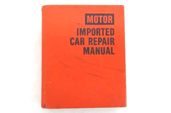 1978 3rd Edition Hardcover Motor Imported Car Repair Manual