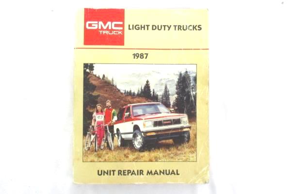 1987 GMC Truck Light Duty Truck Repair Manual