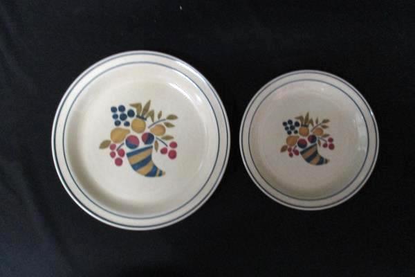 Versatone II Abundance Cereal Bowl, Saucer, Salad And Dinner Plates By Noritake