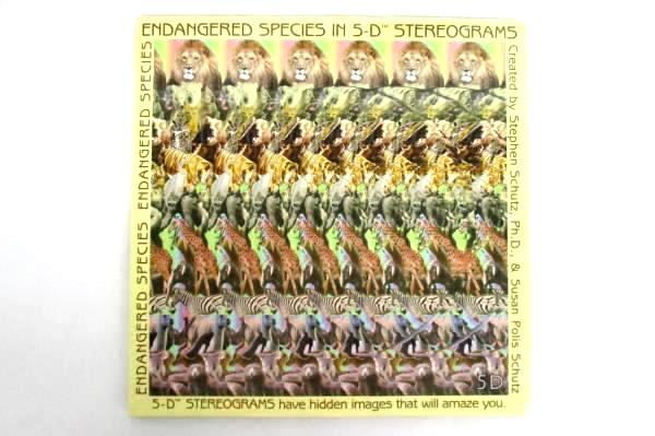 1994 Endangered Species in 5-D Stereograms - Stephen Schutz & Susan Polis Schutz