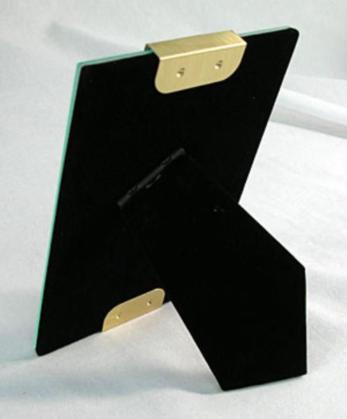 Brushed Goldtone KITTY PHOTO FRAME ~ NEW