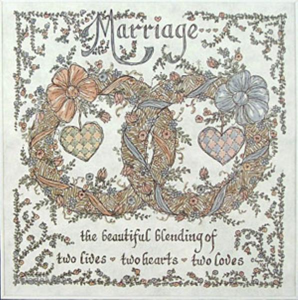 LYNN NORTON PARKER Marriage The Blending FRAMED PRINT
