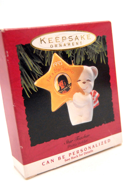 HALLMARK KEEPSAKE 1993 Star Teacher Photo Holder
