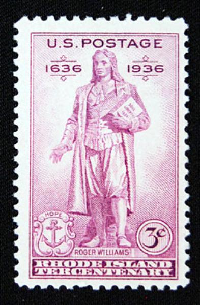 United States 3 Cent Stamp Rhode Island Tercentenary