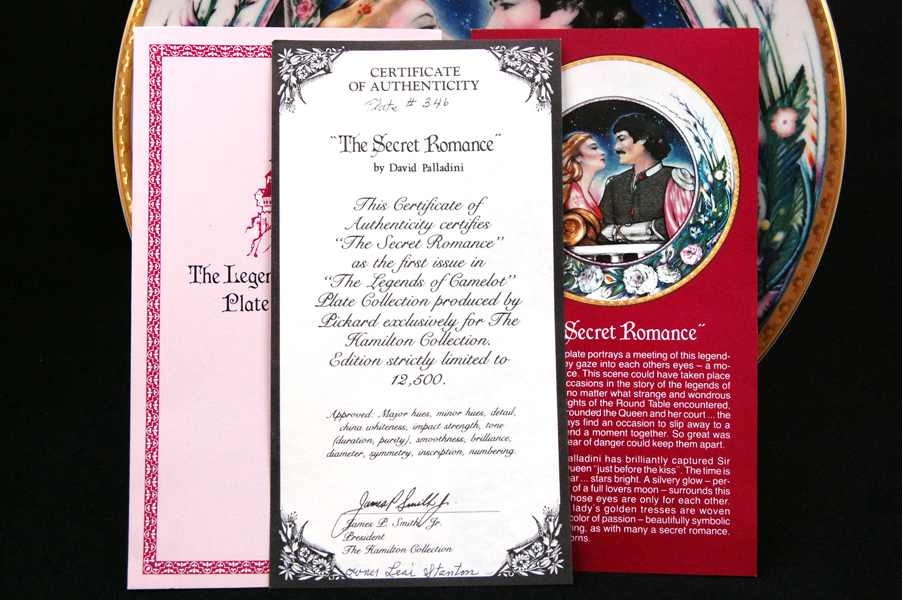 Hamilton Collection Legends of Camelot THE SECRET ROMANCE