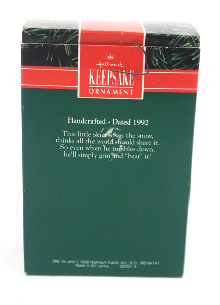 Hallmark Keepsake Ornament SKIING ROUND 1992