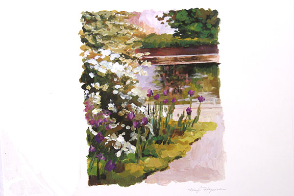 Marilyn Hageman Print - Original Artwork - SPRING IN BLOOM - Wild Apple Graphics