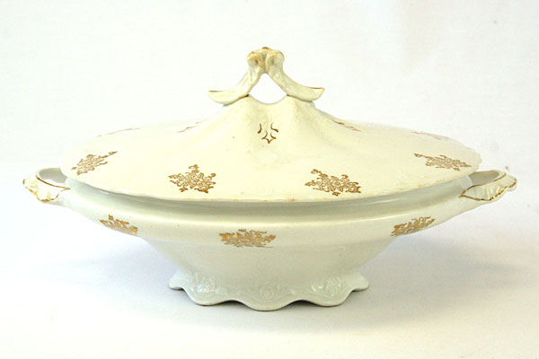 Edwin Knowles Porcelain Covered Dish