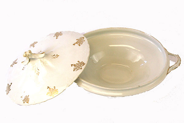 Edwin Knowles Porcelain Covered Dish