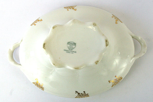 Edwin Knowles Porcelain Covered Dish