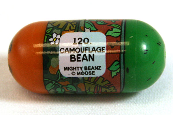 Camouflage Bean #120 MIGHTY BEANZ MOOSE SERIES 4
