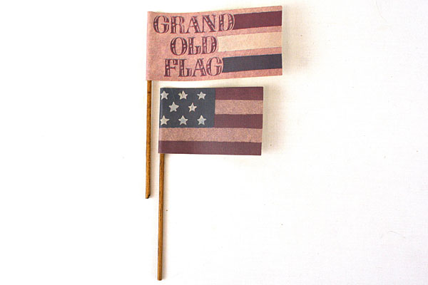 Sarah's Attic America The Beautiful Display Block #2 Grand Ole Flag
