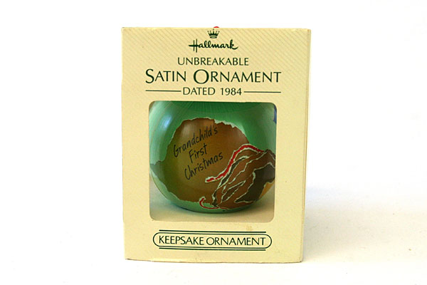 Hallmark Keepsake Grandchild's First Christmas 1984 AS-IS Ornament