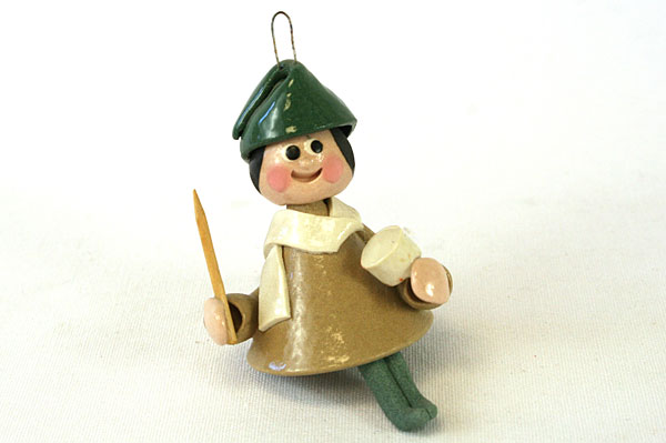 1990 Tempo Craft Hand Crafted Drummer Boy Bell Ornament