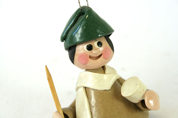 1990 Tempo Craft Hand Crafted Drummer Boy Bell Ornament