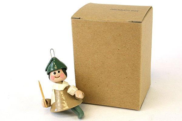 1990 Tempo Craft Hand Crafted Drummer Boy Bell Ornament
