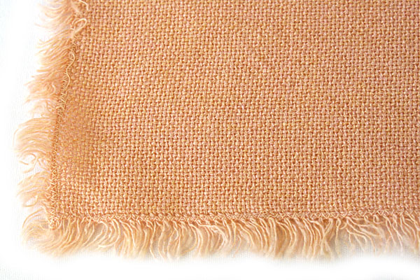 Set of 4 Pink Salmon Colored Table Pieces - 2 Napkins / 2 Placemats