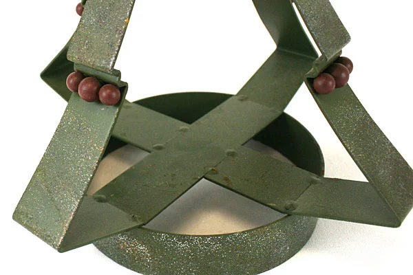 Papel Giftware Green Metal Christmas Tree Votive Candle Holder Kathy Sulewski
